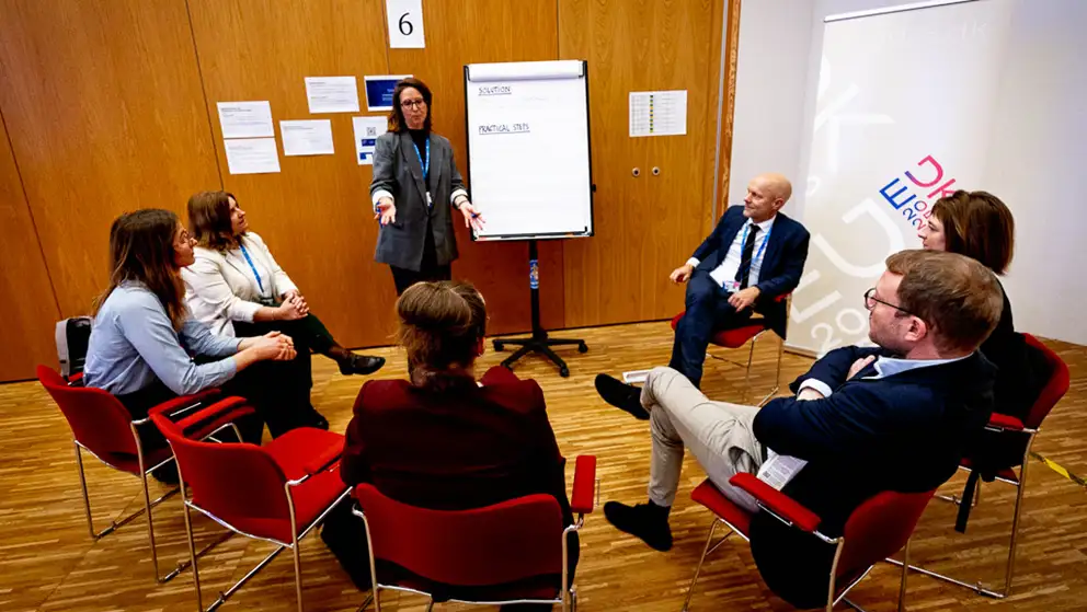 Group work in breakout session